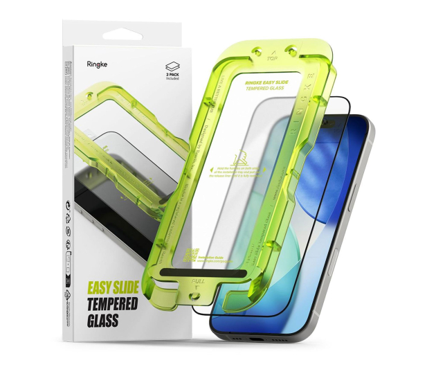 Ringke Easy Slide 2-Pack do Iphone 17 Black 8800328811874 - 1359804 - zdjęcie